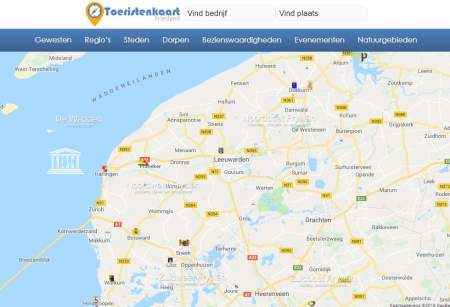 ToeristenkaartFriesland ToeristenkaartFriesland