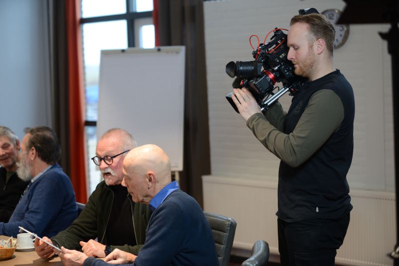 TV-opnames voor RTL4 programma Dit is Holland